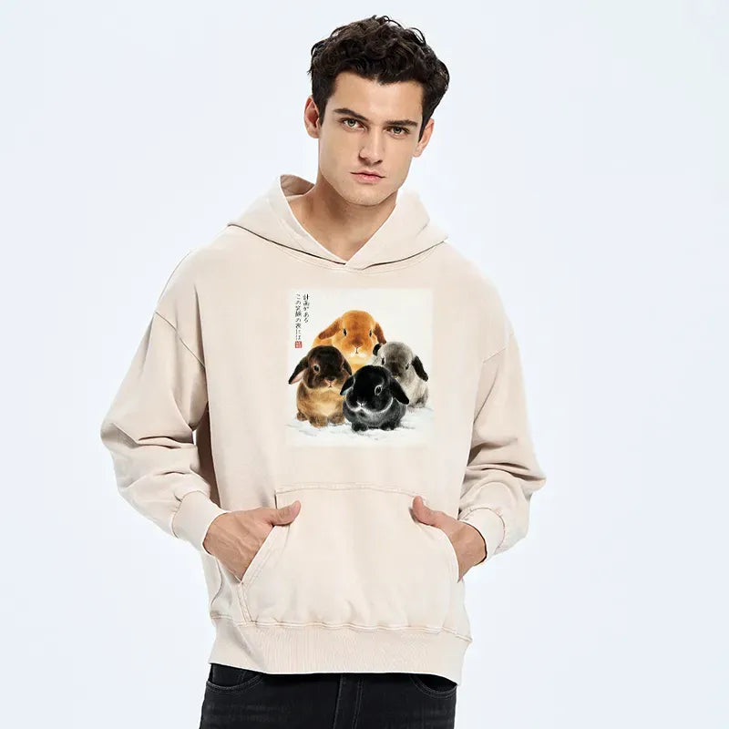 unisex washed hoodie for travel