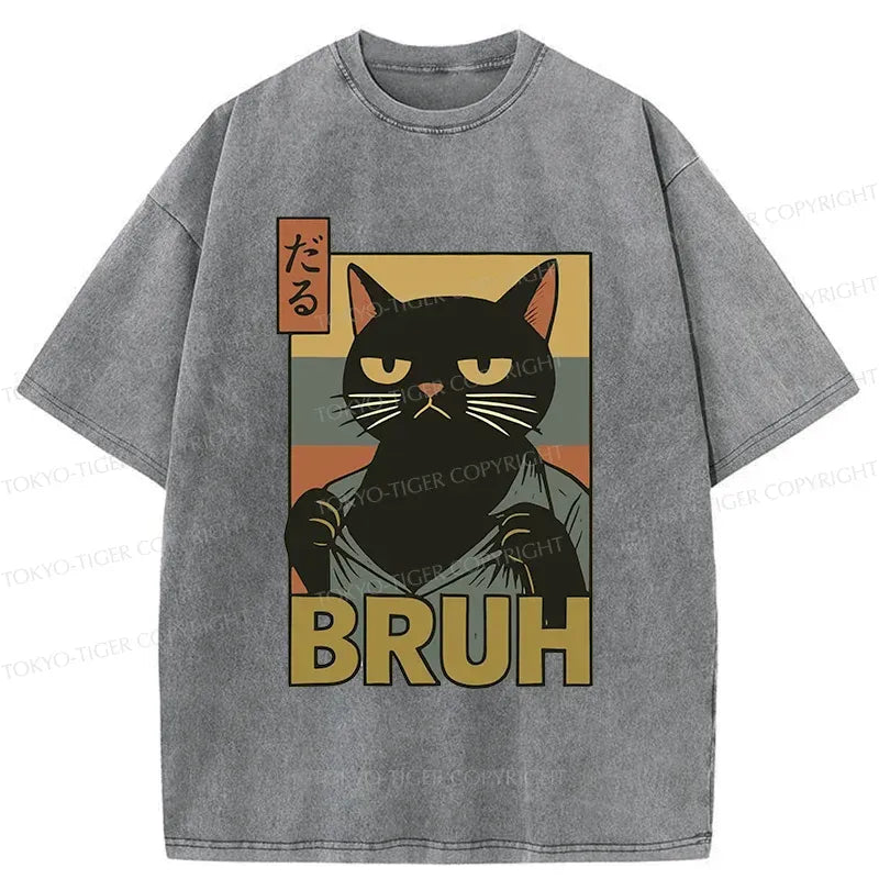 Funny Black Cat T-Shirt for Gift Idea