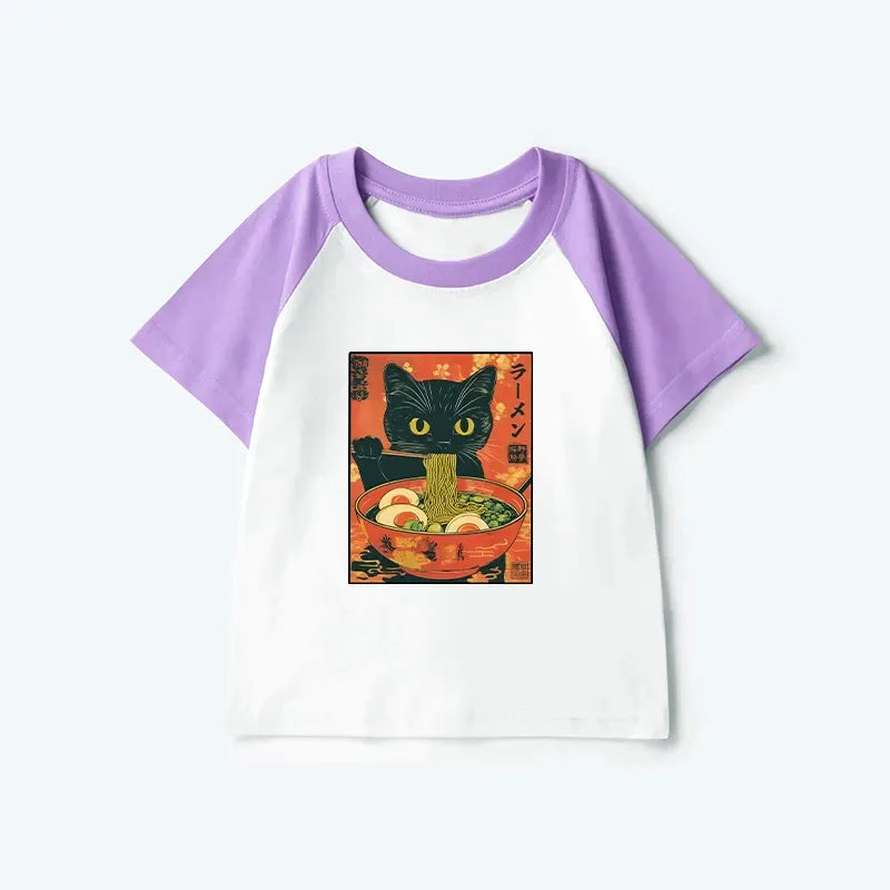 soft cotton kids raglan t-shirt gift idea