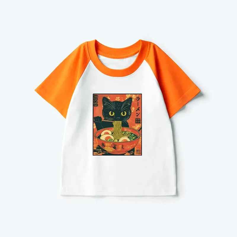 soft cotton kids raglan t-shirt gift idea