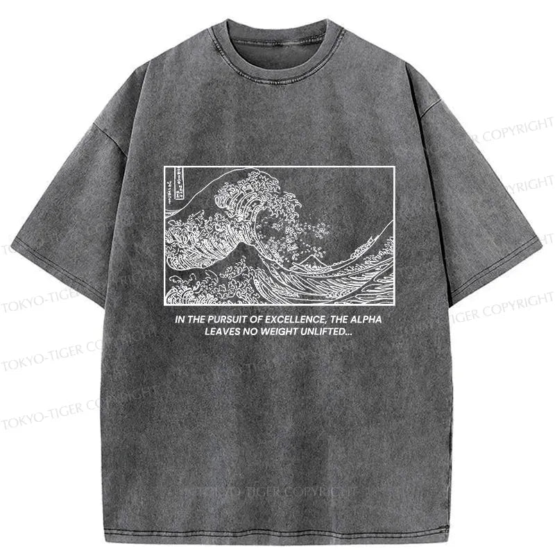 Japanese Great Wave Washed T-Shirt