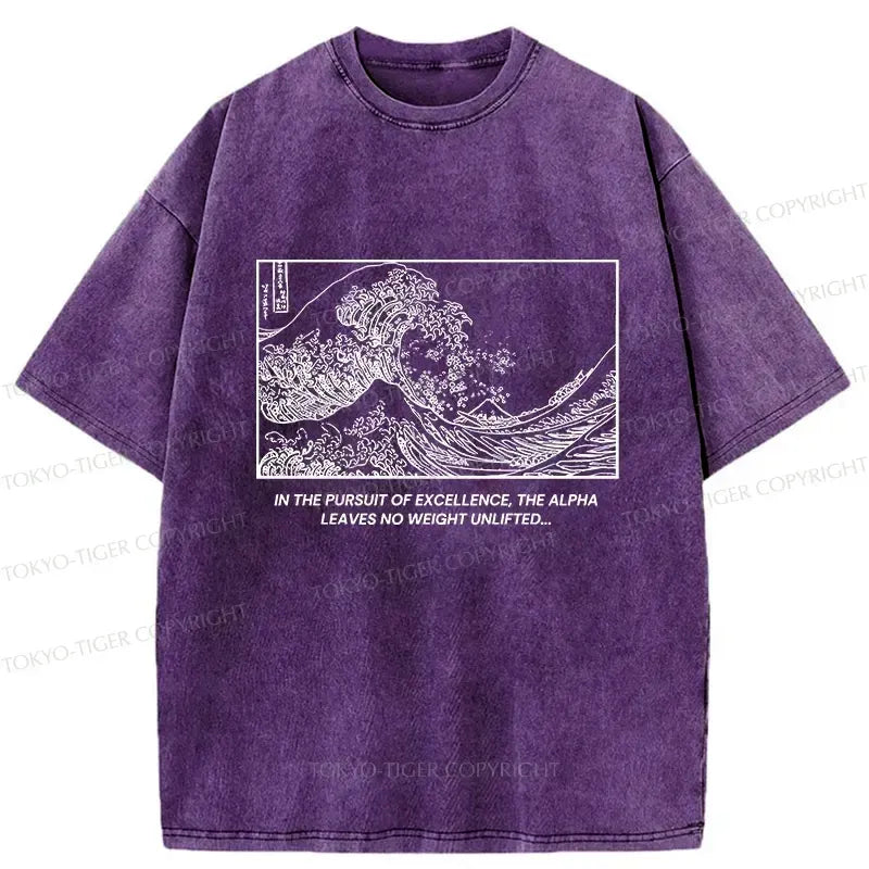 Japanese Great Wave Washed T-Shirt