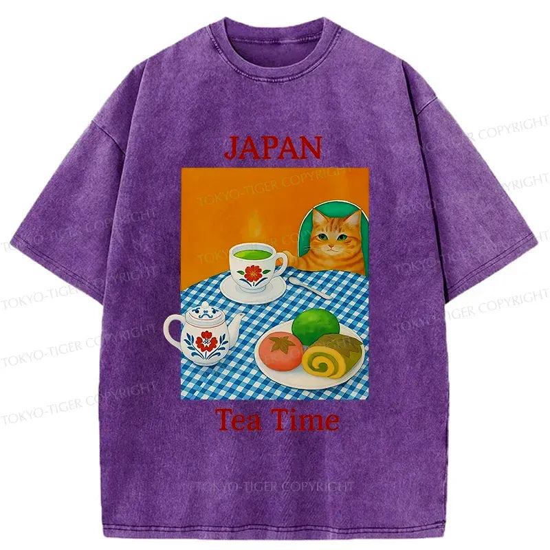 Kyoto-Lion Japanese Afternoon Tea Washed T-Shirt
