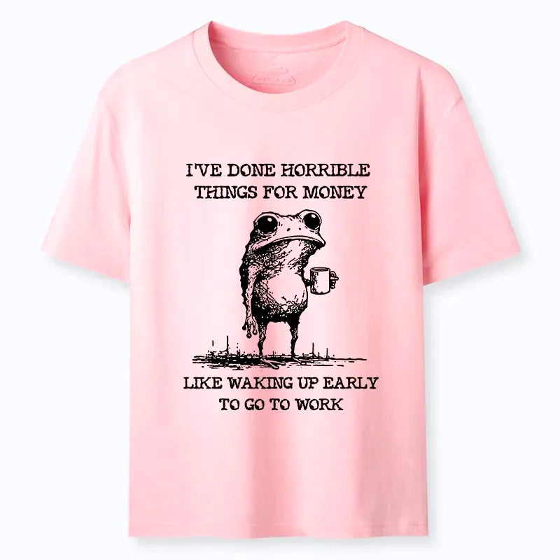 Kyoto-Lion Funny Meme Work Early Wake Frog Classic T-Shirt