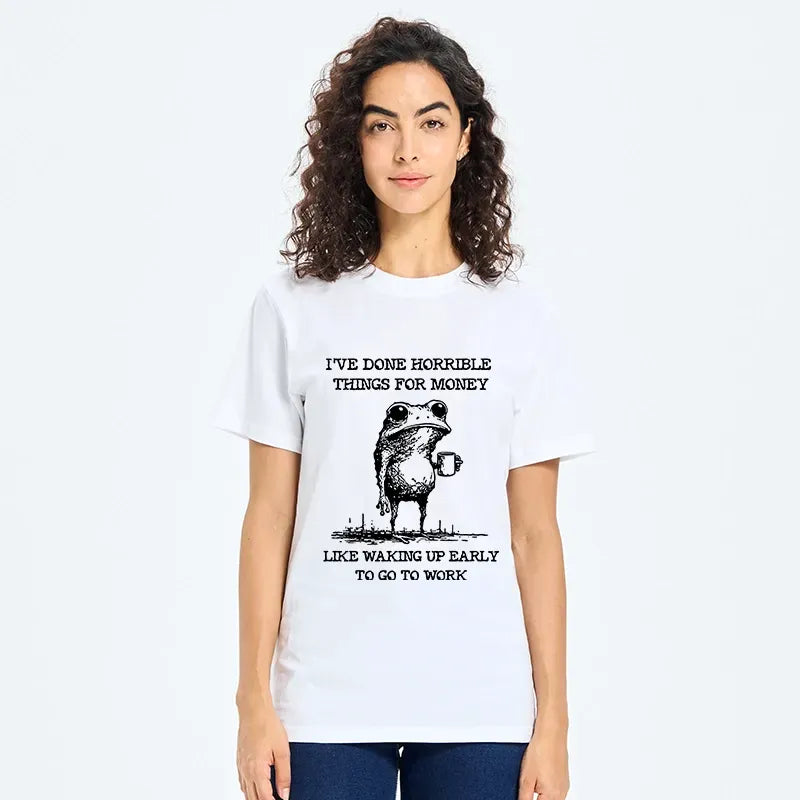 Japanese Style Frog Classic T-Shirt for Summer