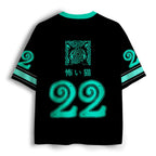 kyoto lion angry cat mesh jersey