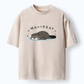Japanese vintage washed t-shirt for daily wear