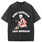 Japanese Washed T-Shirt for Daily Wear