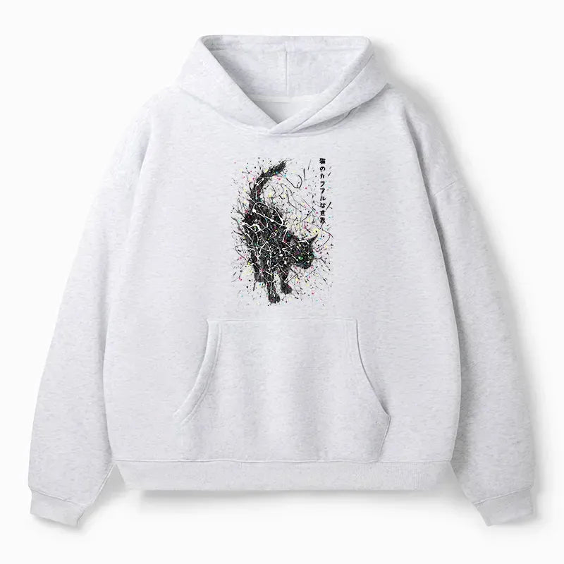 Ukiyo-e Cat Hoodie for Anime Convention