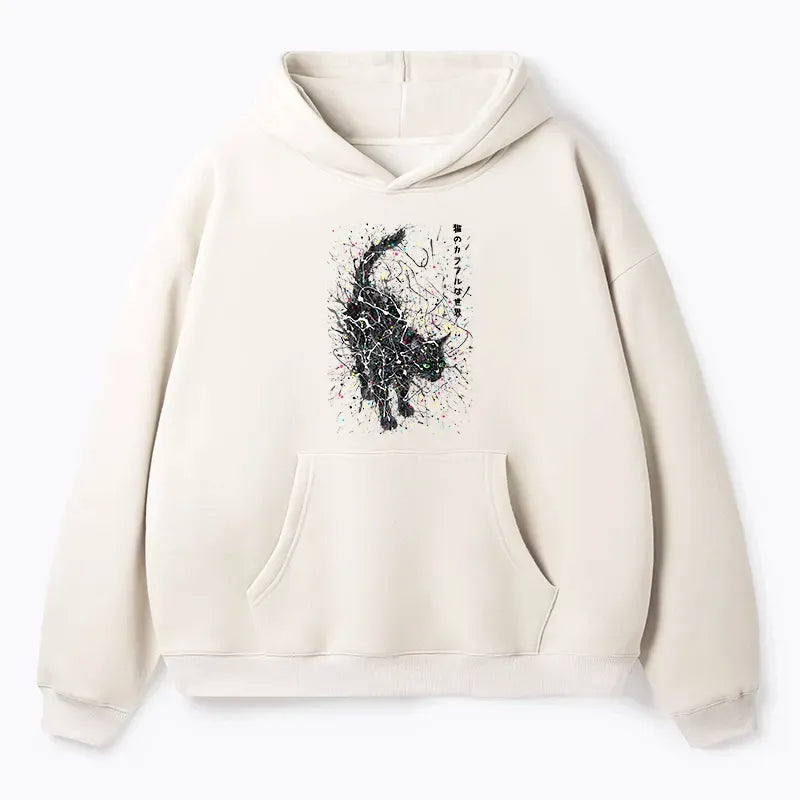 Kyoto-Lion In The Spectrum Of Cats Adult Fleece Hoodie