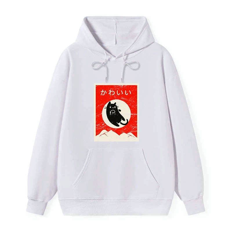 japanese ukiyo-e cat hoodie streetwear trend