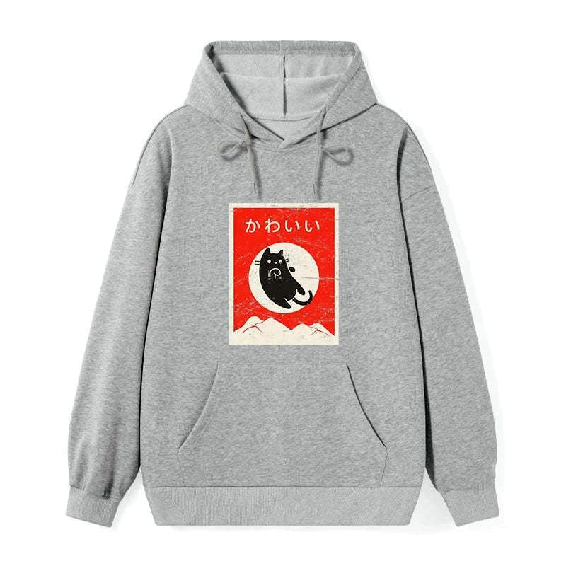 japanese ukiyo-e cat hoodie streetwear trend