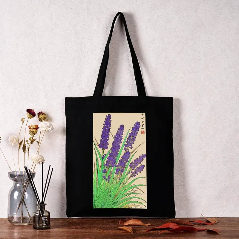 Kyoto-Lion tote bag for travel