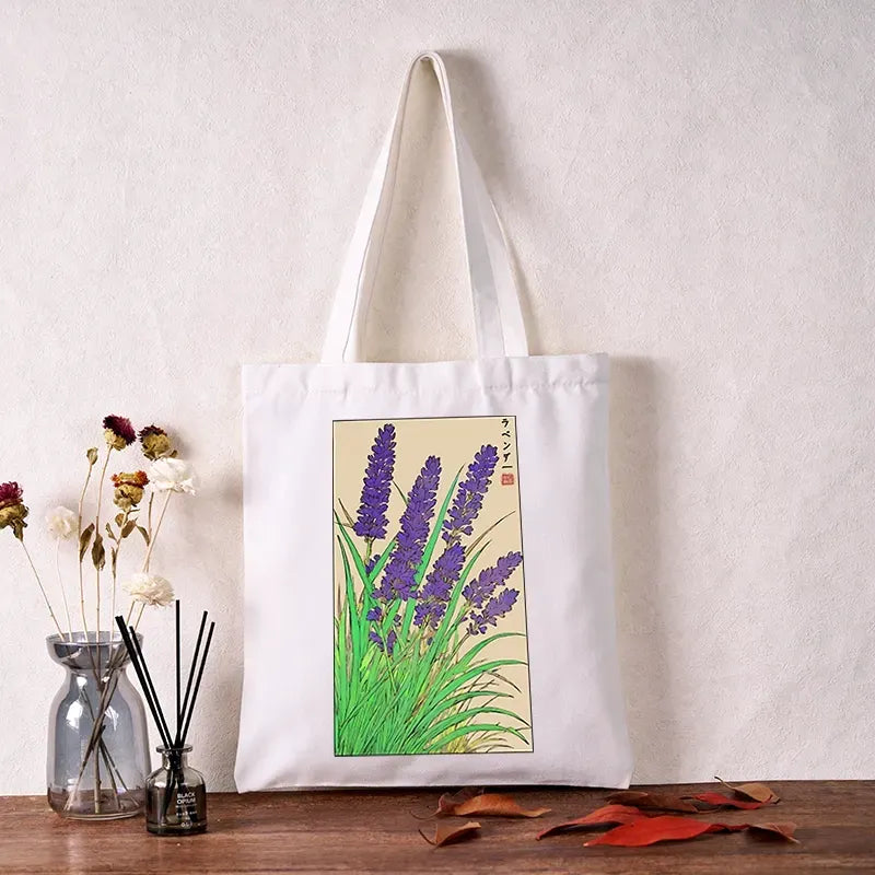 Japanese canvas tote bag for everyday use