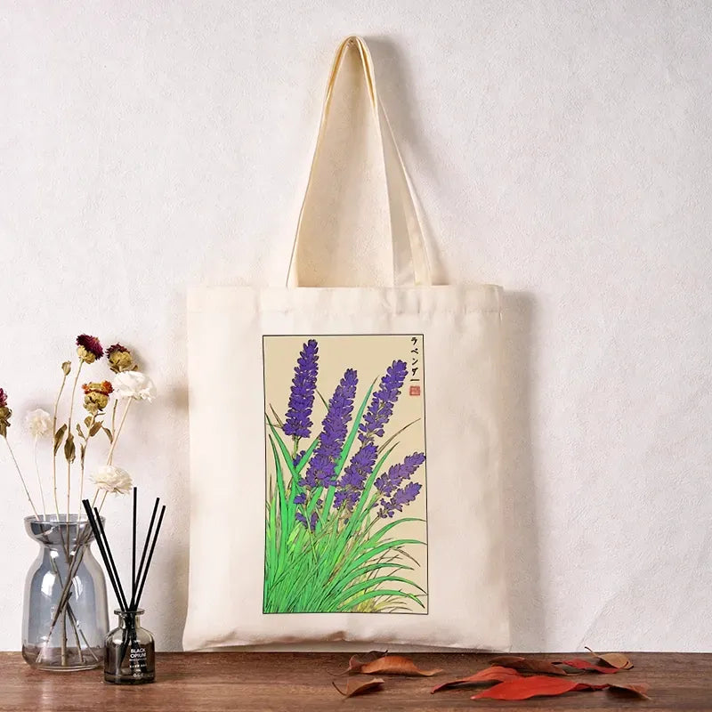 Japanese canvas tote bag for everyday use