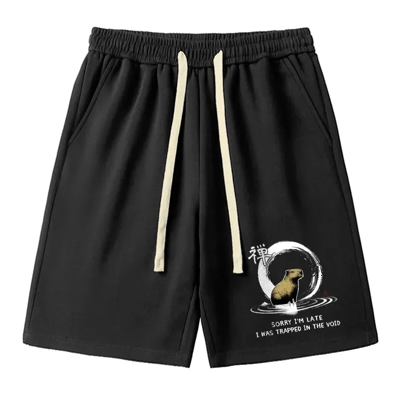 Kyoto Lion Capybara Shorts for Travel