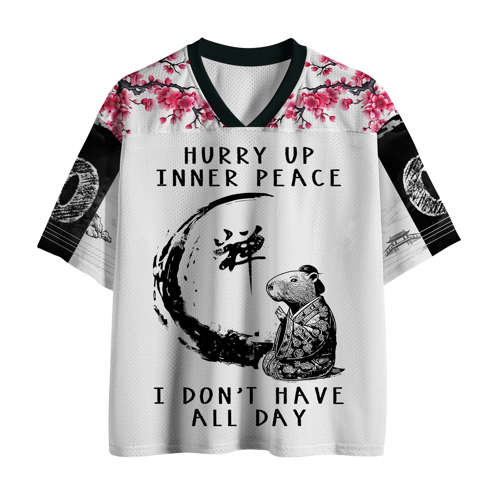 Funny Capybara Mesh Jersey for Daily Wear