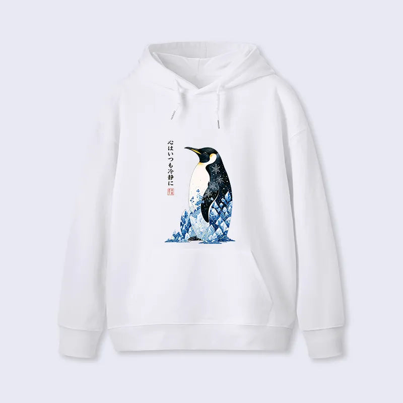Kyoto-Lion Keep Calm Penguin Classic Hoodie