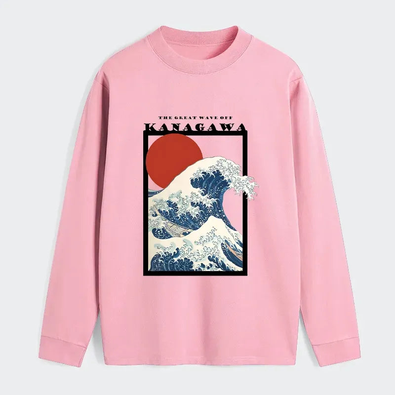 Soft Cotton Ukiyo-e T-Shirt for Summer