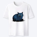 Kyoto-Lion Fierce Blue Cat With Sharp Teeth Art Classic T-Shirt