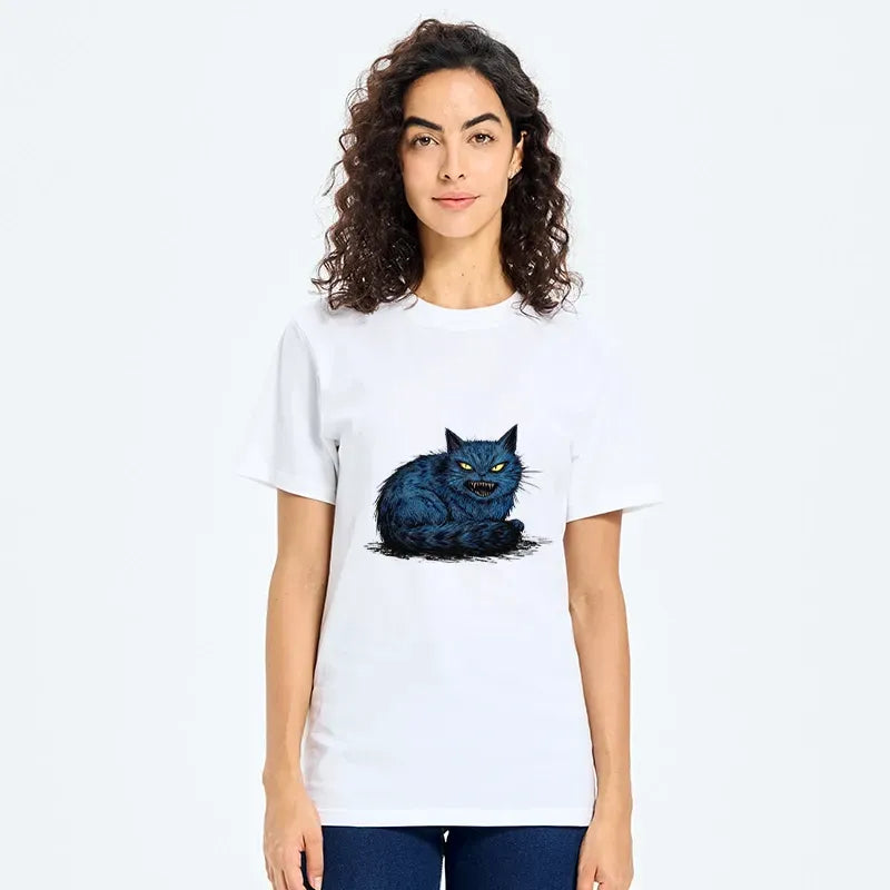 Vintage Ukiyo-e Cat Tee for Streetwear