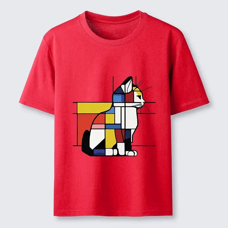 Kyoto-Lion Cat T-Shirt Daily Wear