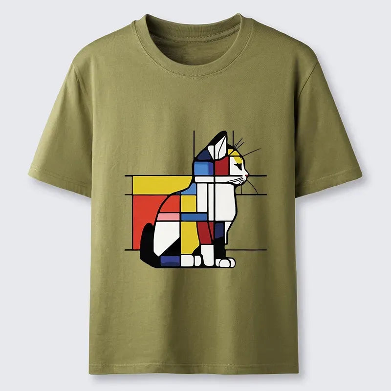Kyoto-Lion Cat T-Shirt Daily Wear