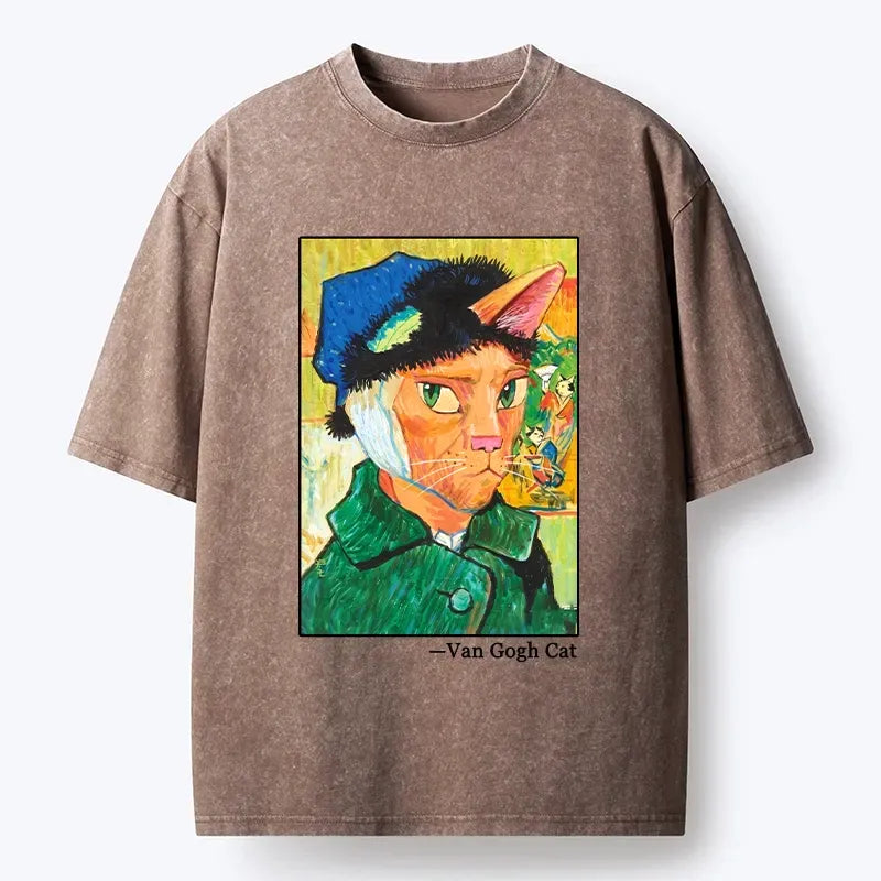 Soft Unisex Cotton Cat T-Shirt