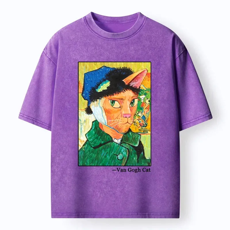 Soft Unisex Cotton Cat T-Shirt