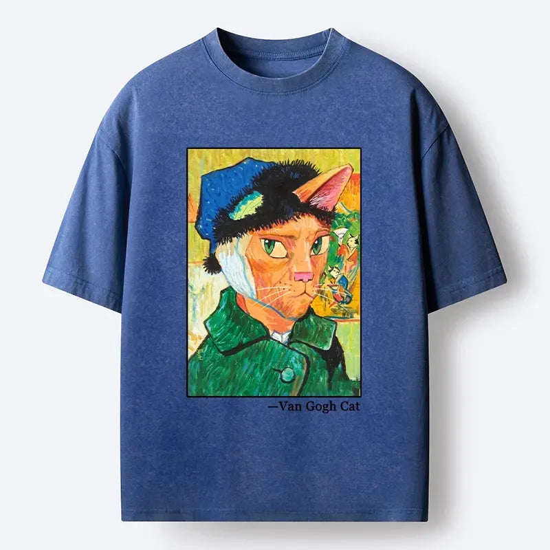 Soft Unisex Cotton Cat T-Shirt