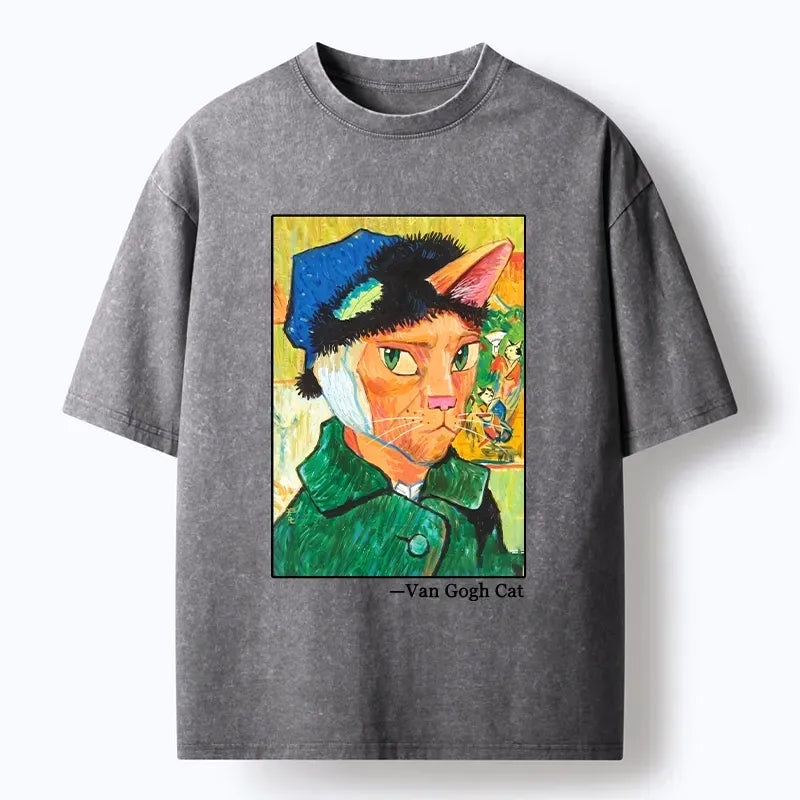 Soft Unisex Cotton Cat T-Shirt
