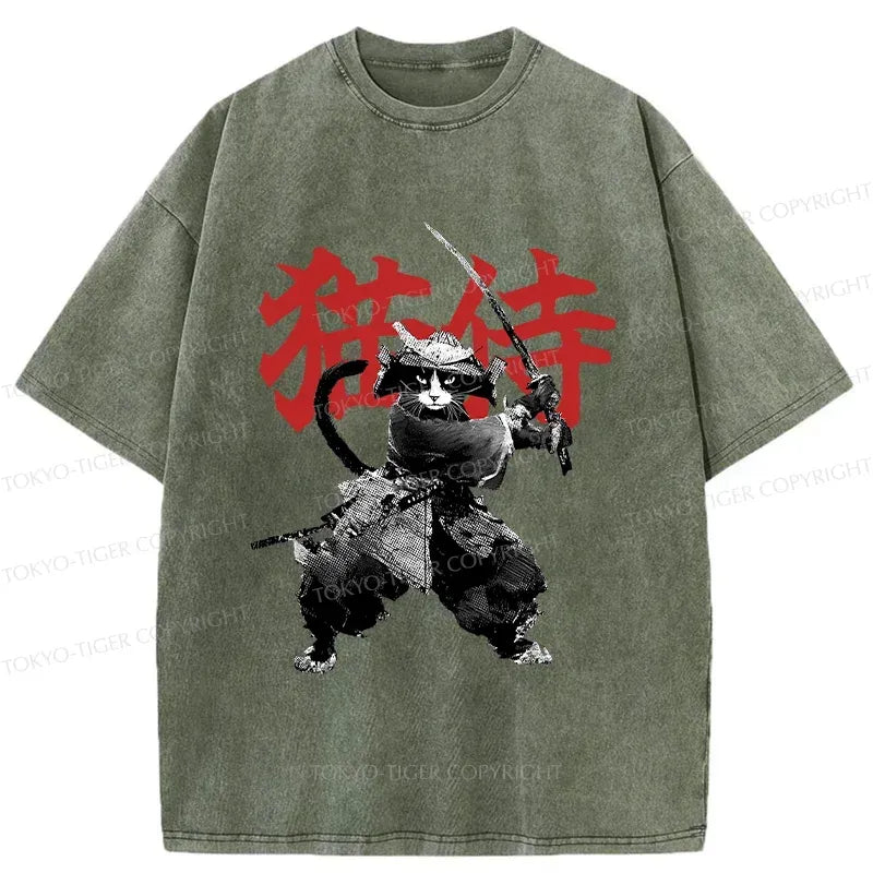 Vintage Samurai T-Shirt for Daily Wear