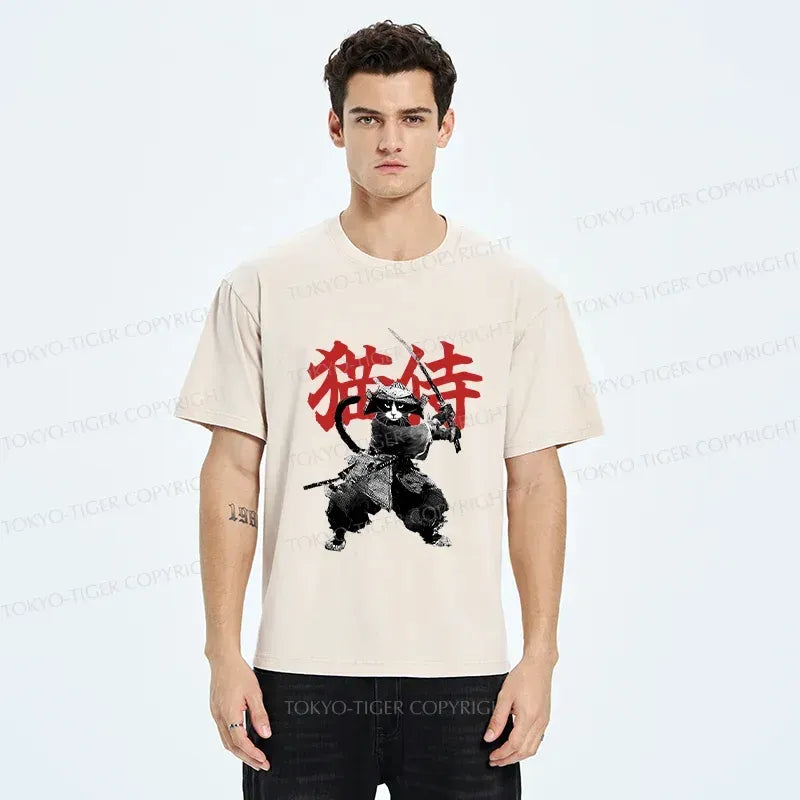 Vintage Samurai T-Shirt for Daily Wear