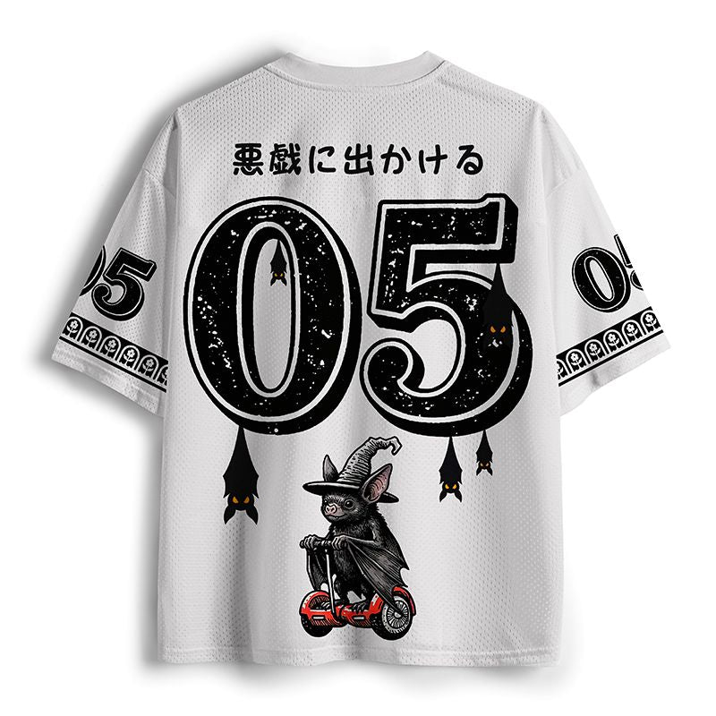 Kyoto-Lion Wizard Bat Meme Mesh Jersey