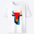 Japanese Geometric Bull Art T-Shirt