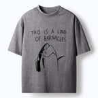 Kyoto-Lion Sketchy Fish With A Lot To Say Washed T-Shirt