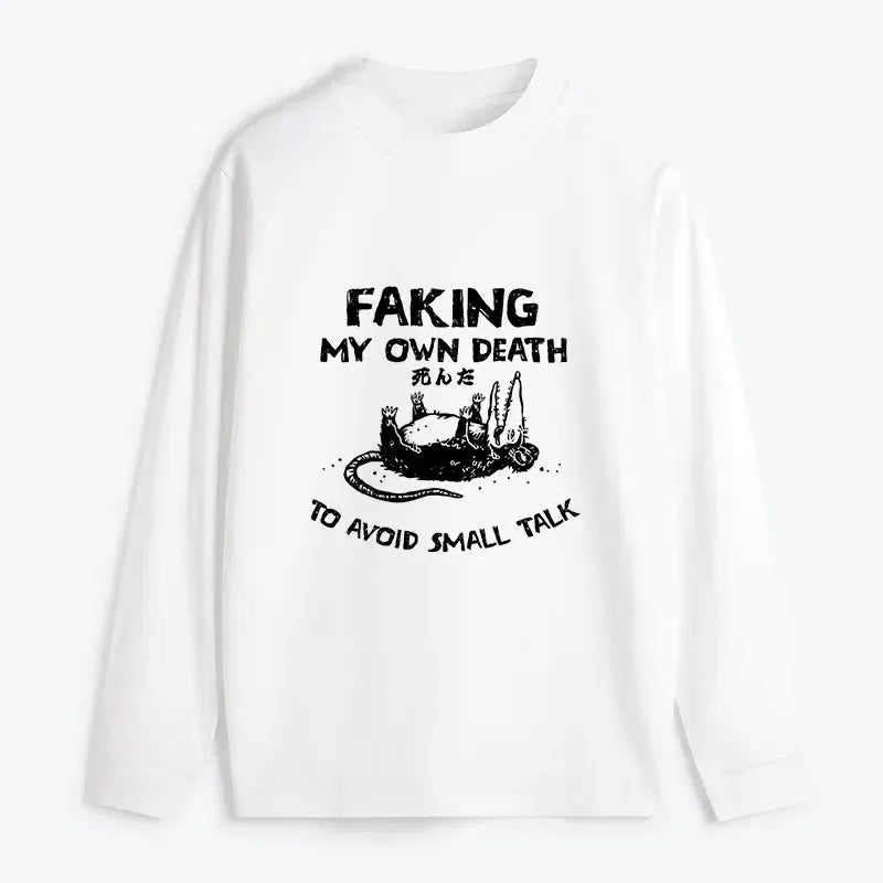 Japanese Vintage Long Sleeve Tee for Streetwear