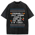 Kyoto Lion Washed T-Shirt for Daily Wear