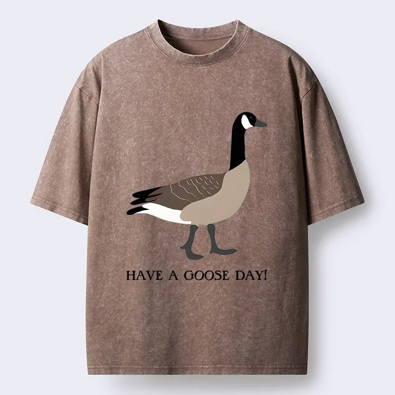 Kyoto-Lion Have A GOOD Day Washed T-Shirt