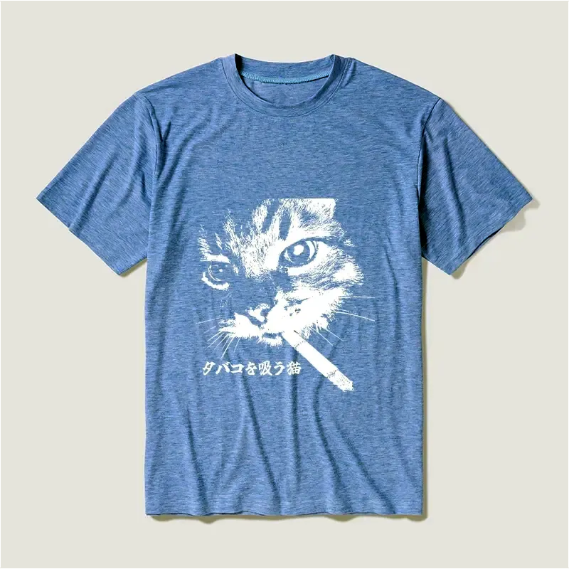 Vintage Kyoto Cat T-Shirt On Sale