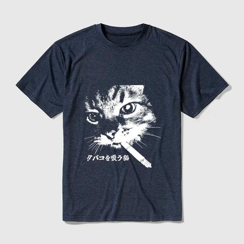 Vintage Kyoto Cat T-Shirt On Sale