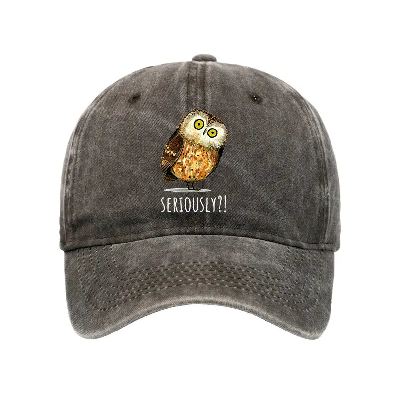 vintage owl meme cap gift for him