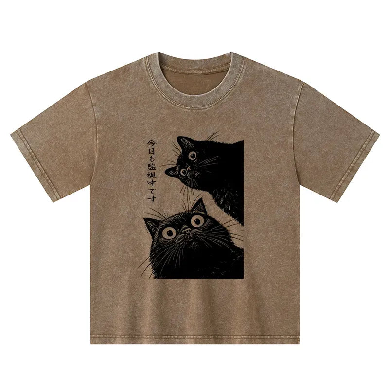 kyoto lion cat tshirt for kids
