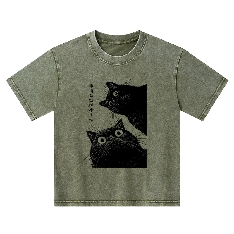 kyoto lion cat tshirt for kids