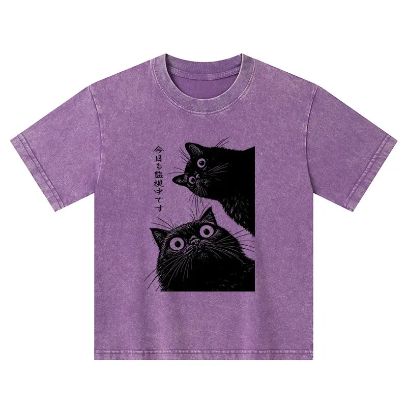 kyoto lion cat tshirt for kids