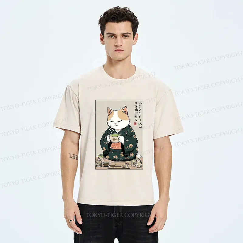 Japanese Cat Tea Ceremony Gift Idea
