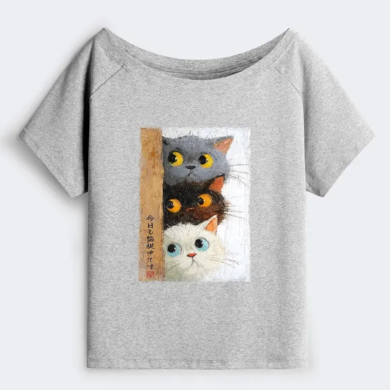 Stylish Cat T-Shirt for Daily Wear