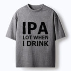 Washed IPA Beer T-Shirt Free Shipping