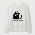 Japanese Vintage Cat Sweatshirt Trendy