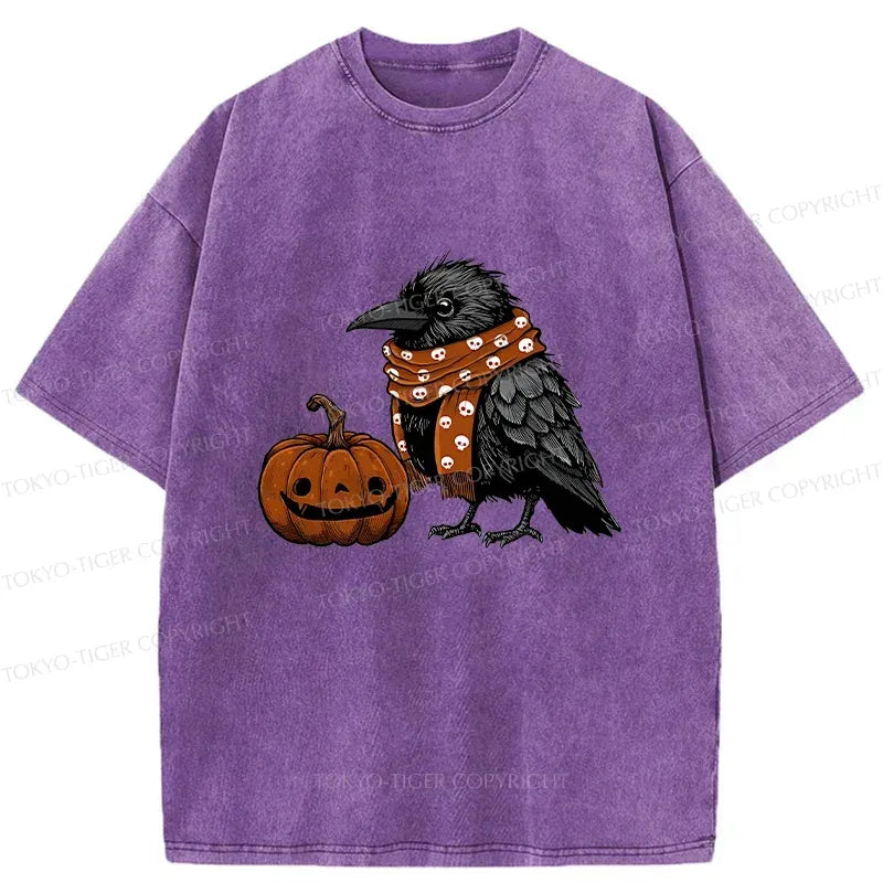 Kyoto Lion Crow T-Shirt for Streetwear